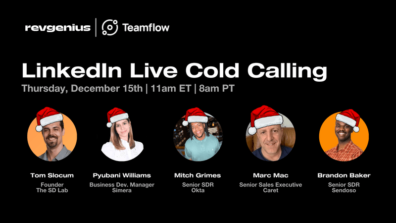 LinkedIn Live Cold Calling: Holiday Edition