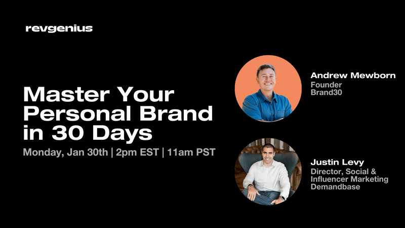 Master Your Personal Brand in 30 Days with Andrew Mewborn
