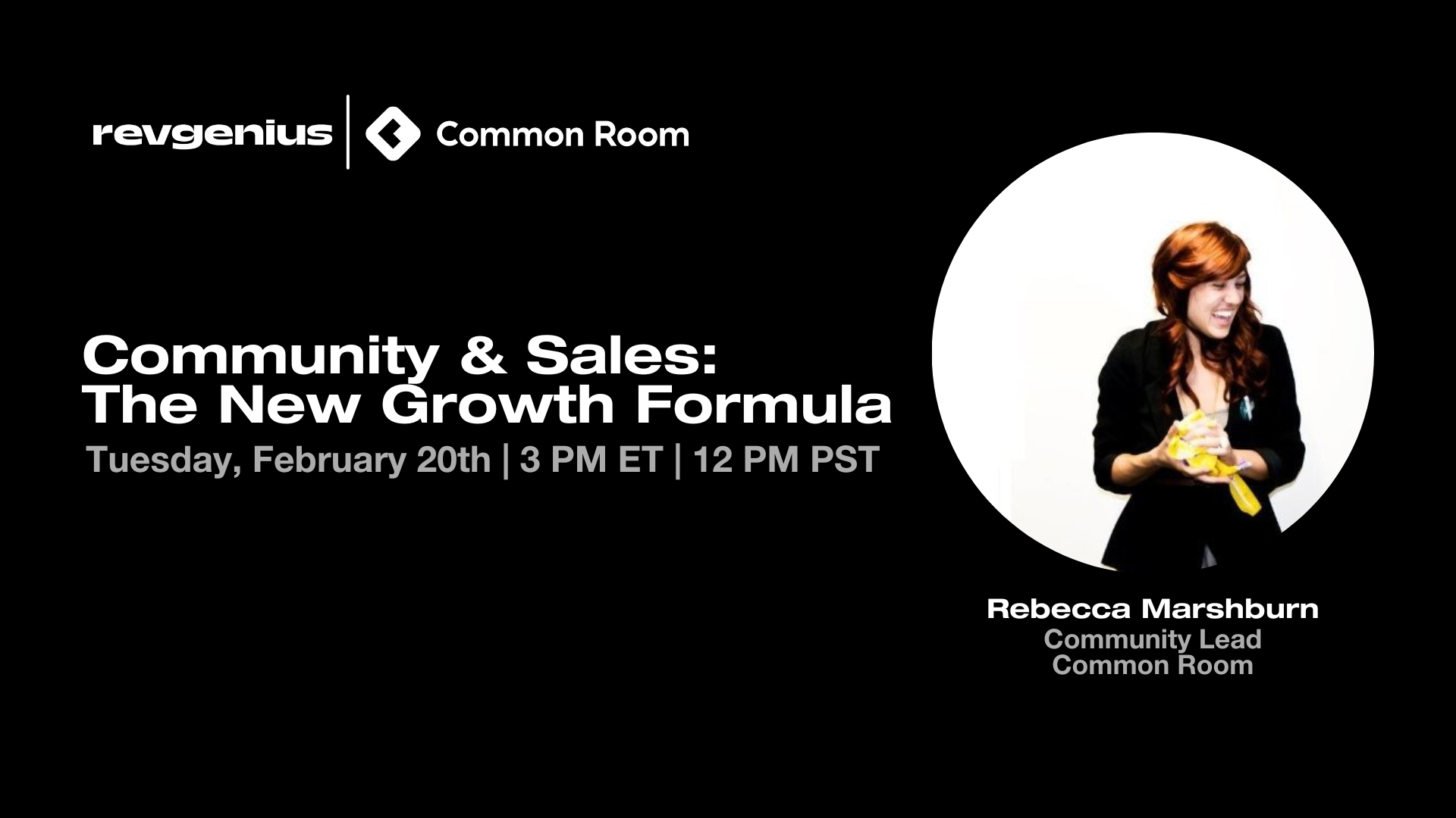 Community & Sales The New Growth Formula
