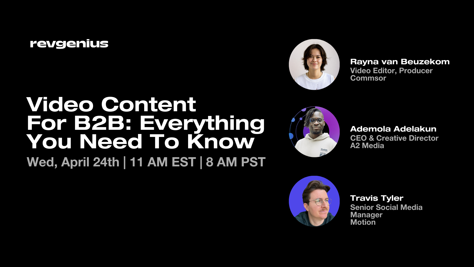 Video Content For B2B Everything You Need To Know_webinar